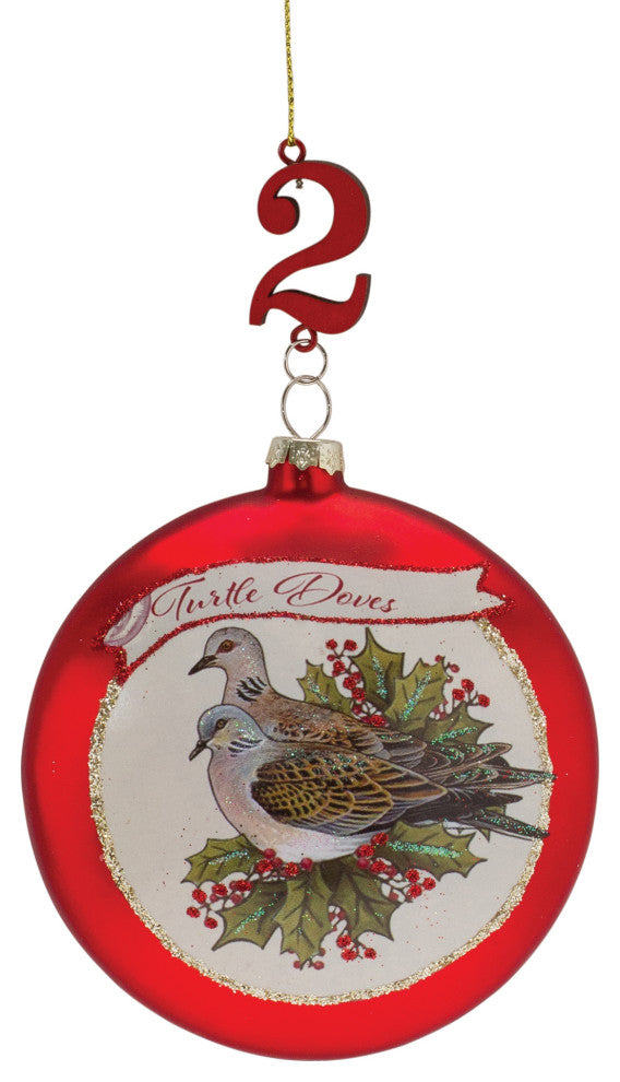 Twelve Days of Christmas Ornament, Set of 12