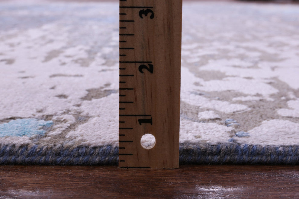 Wool & Silk Abstract Handmade Rug 7' 11" X 9' 11" - Q15795