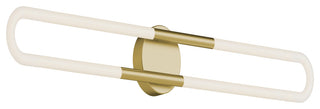 Adel LED Vanity, Light Antique Brass, 36