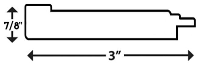 Porter Framed Wall Mirror, Black, 26"x32"