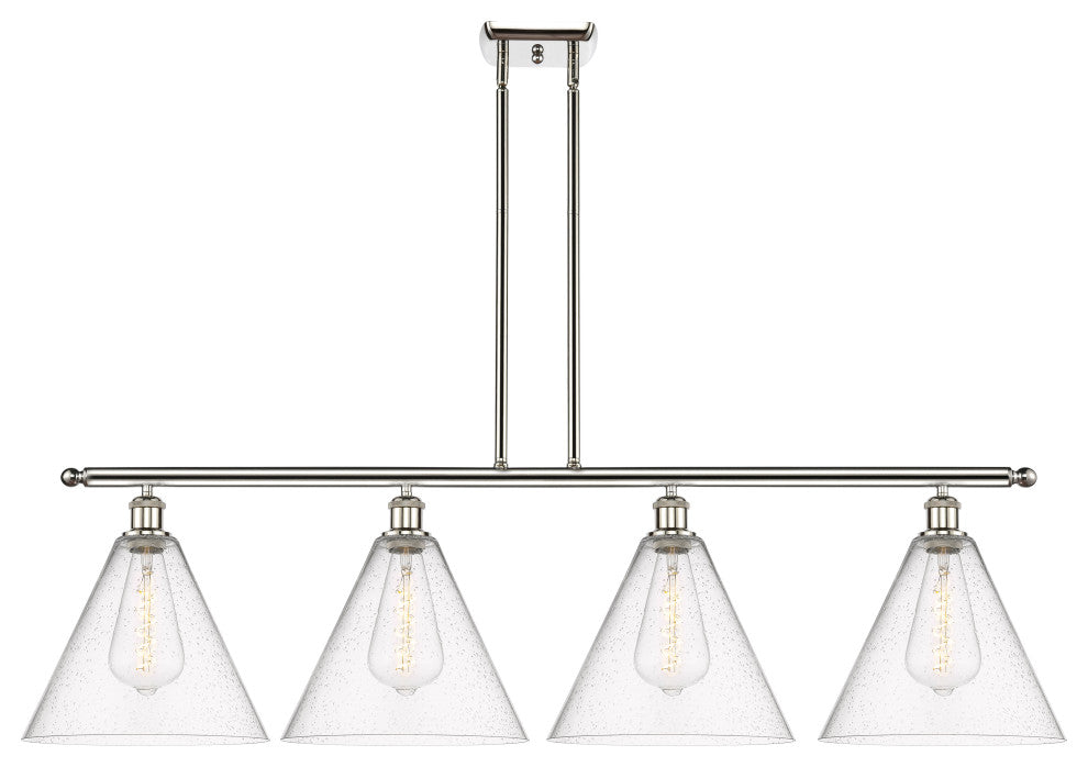 Innovations 516-4I-PN-GBC-124 4 Light Island Light, Polished Nickel