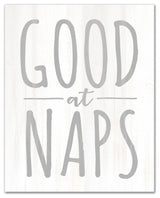Good At Naps 16x20 Canvas Wall Art