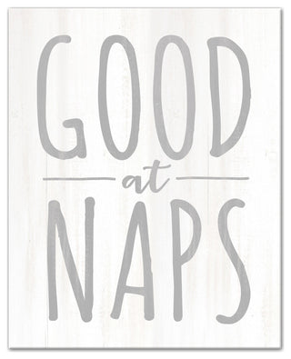 Good At Naps 16x20 Canvas Wall Art