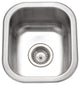 Houzer CS-1307 Club 12-3/8" Undermount Single Basin Stainless - Stainless Steel