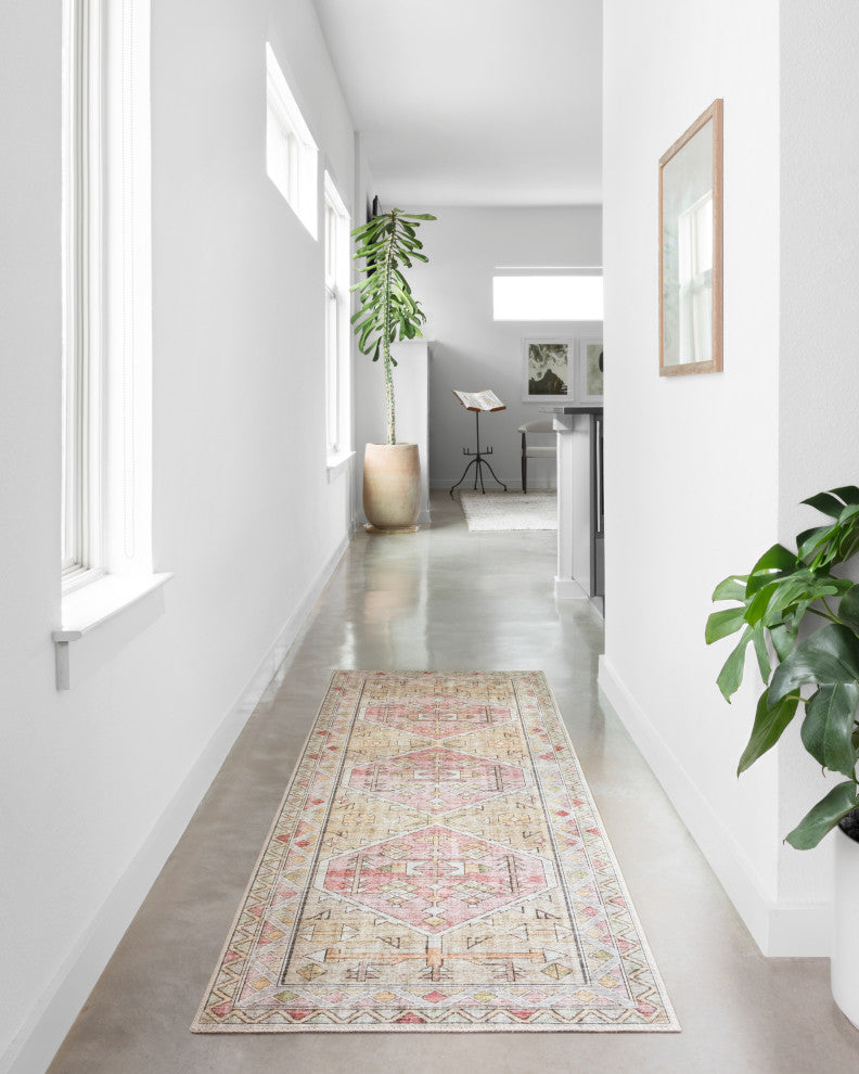Loloi II Skye SKY-04 Gold/Blush Area Rug