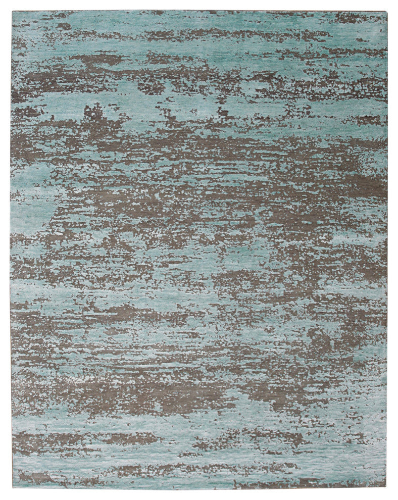 SILVER Contemporary Abstract Galaxy Area Rug
