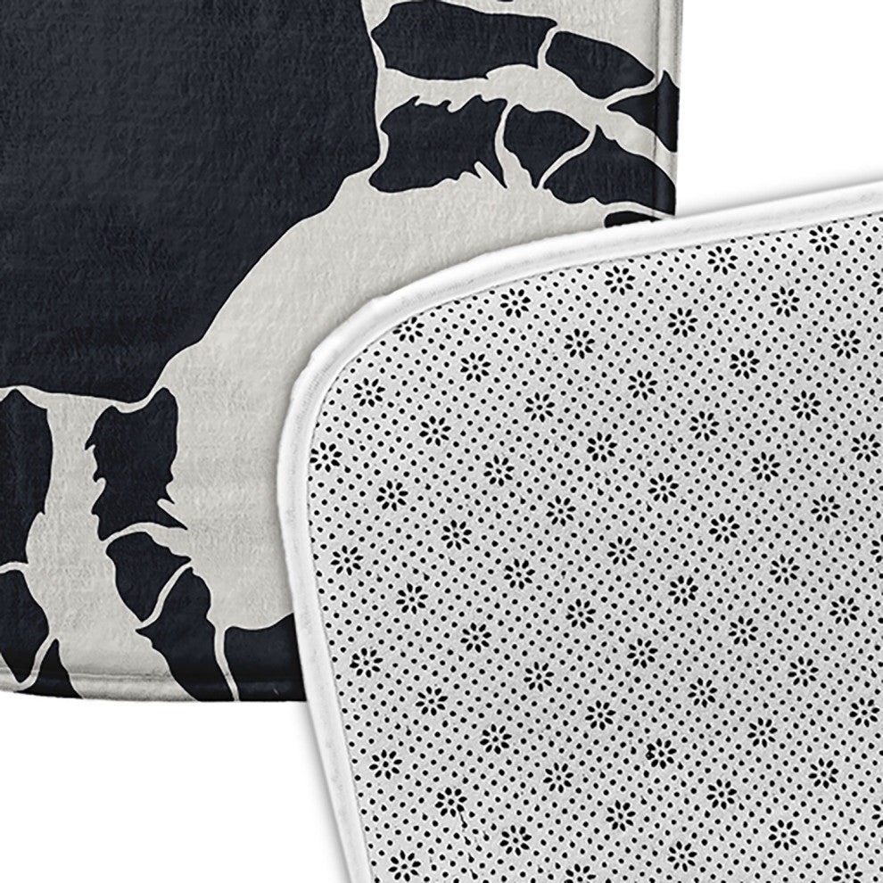 34" x 21" Crab Dip Bathmat, Shark Blue