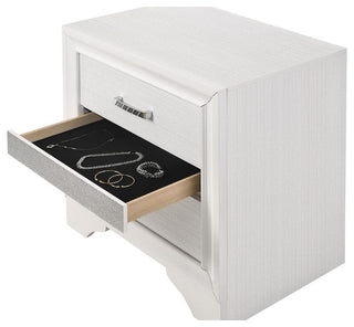 Miranda 2-drawer Nightstand Tray White