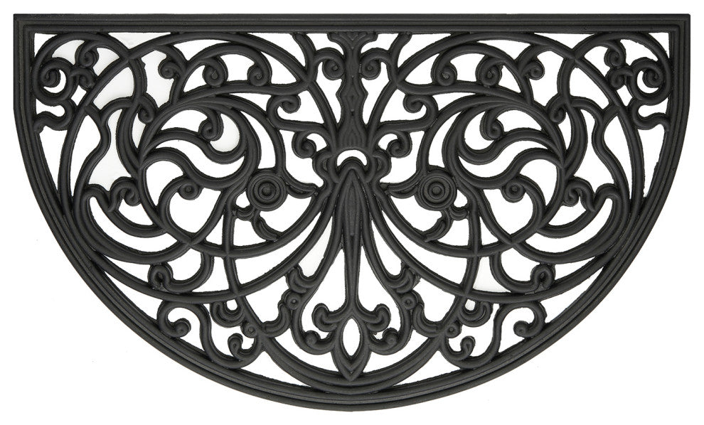 Wrought Iron Rubber Door Mat - Thumbnail 2