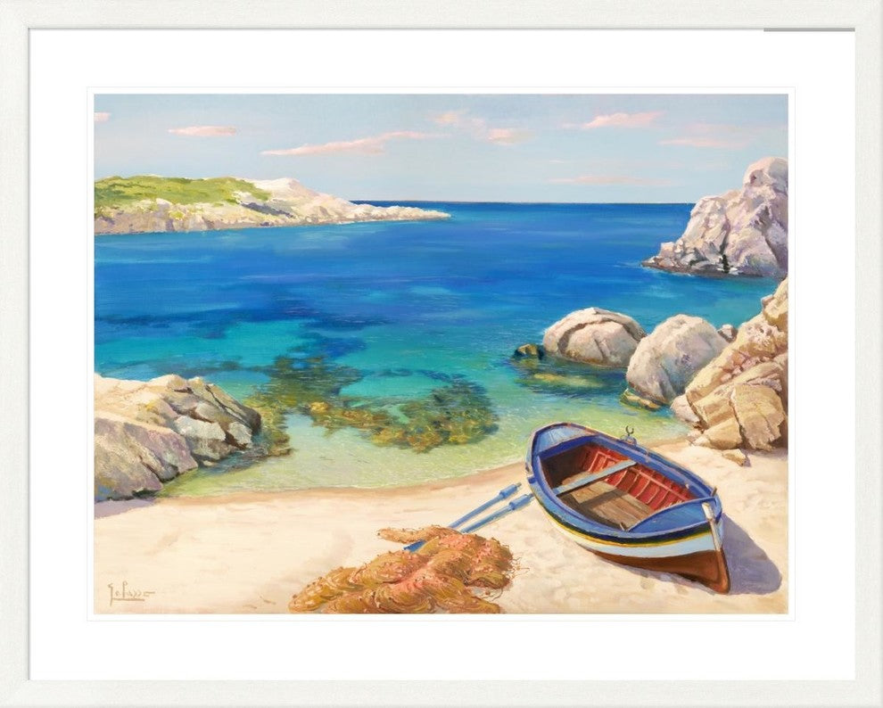 "Sardegna" Framed Digital Print by Adriano Galasso, 41x33"