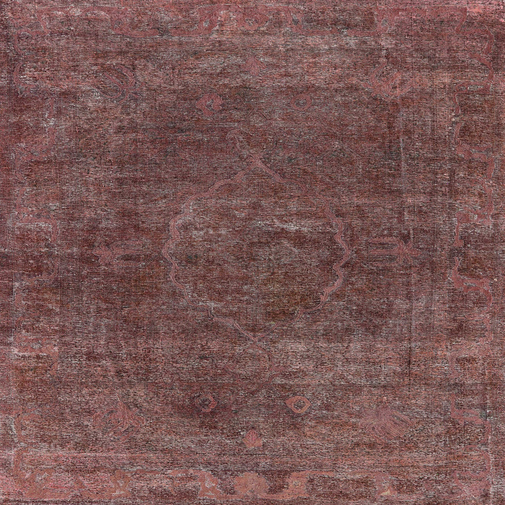 Ahgly Company Indoor Square Mid-Century Modern Area Rugs, 5' Square