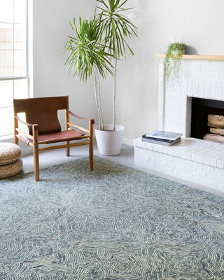 Denim Wool Ziva Area Rug, 11'6"x15'