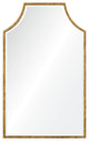 Atlas Iron Mirror, Distressed Gold Leaf