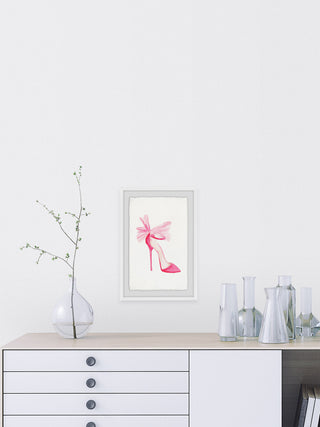 "Pink High Heels" Framed Painting Print, 30"x45"