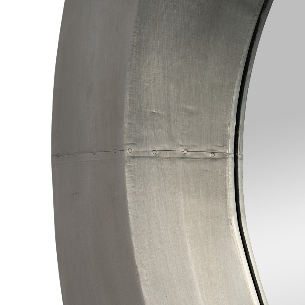 Metal, 48" Tear Drop Mirror, Champagne