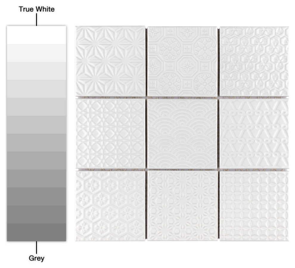 Spirit White Porcelain Floor and Wall Tile