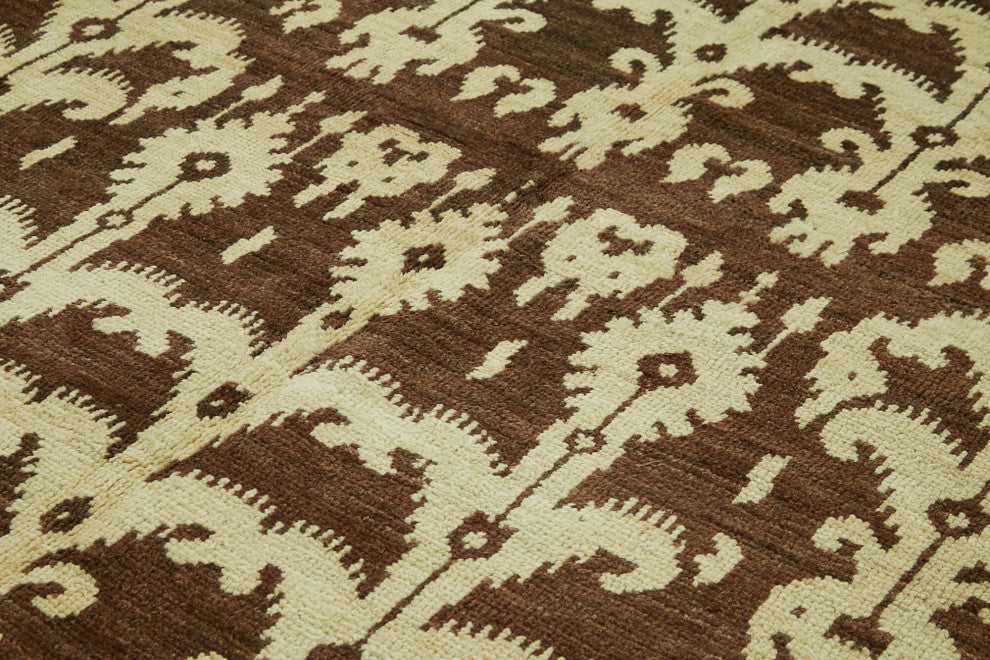 Rug N Carpet - Handmade Decorative 9' 4'' x 11' 8'' Moroccan Area Rug