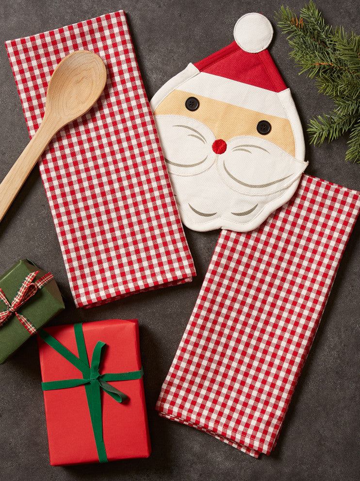 DII Holiday Potholder Gift Set 3 Piece