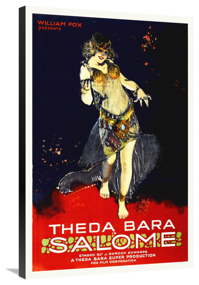 "Salome - Theda Bara" Stretched Canvas Giclee by Hollywood Photo Archive, 24x36"