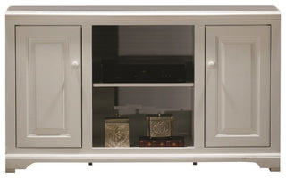 Eagle Furniture 55" Savannah Thin-Screen Entertainment Console, Soft White