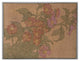 "Pink Roses on Terracotta Color Ground" Print by Hannah Borger Overbeck, 18"x14"