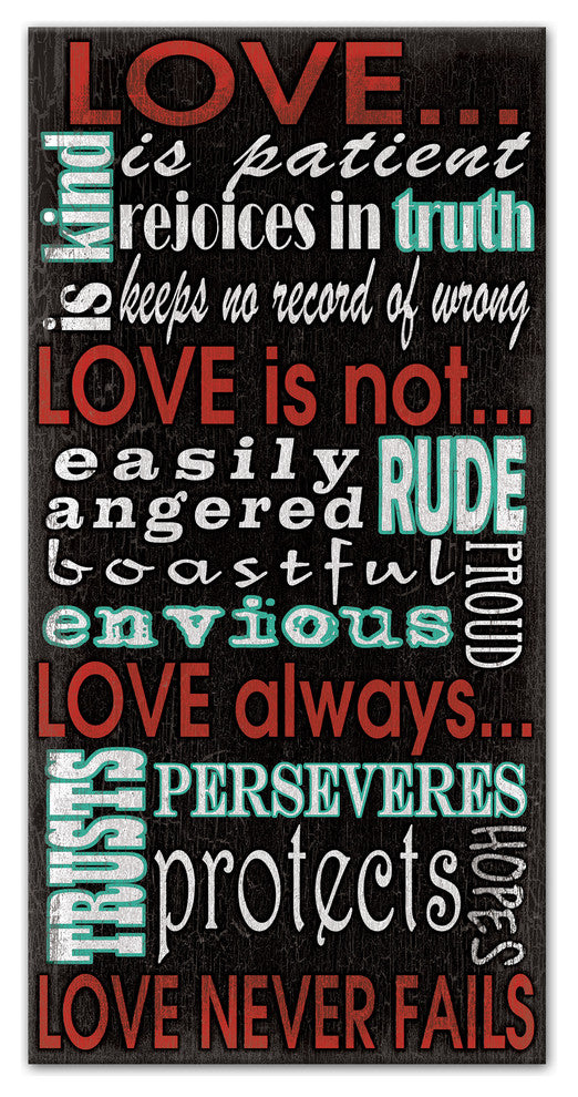The Definition of Love Canvas Wall Art, 10x20