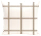 Windowpane Plaid Geometric Print Pillow, Flax, 18"x18"