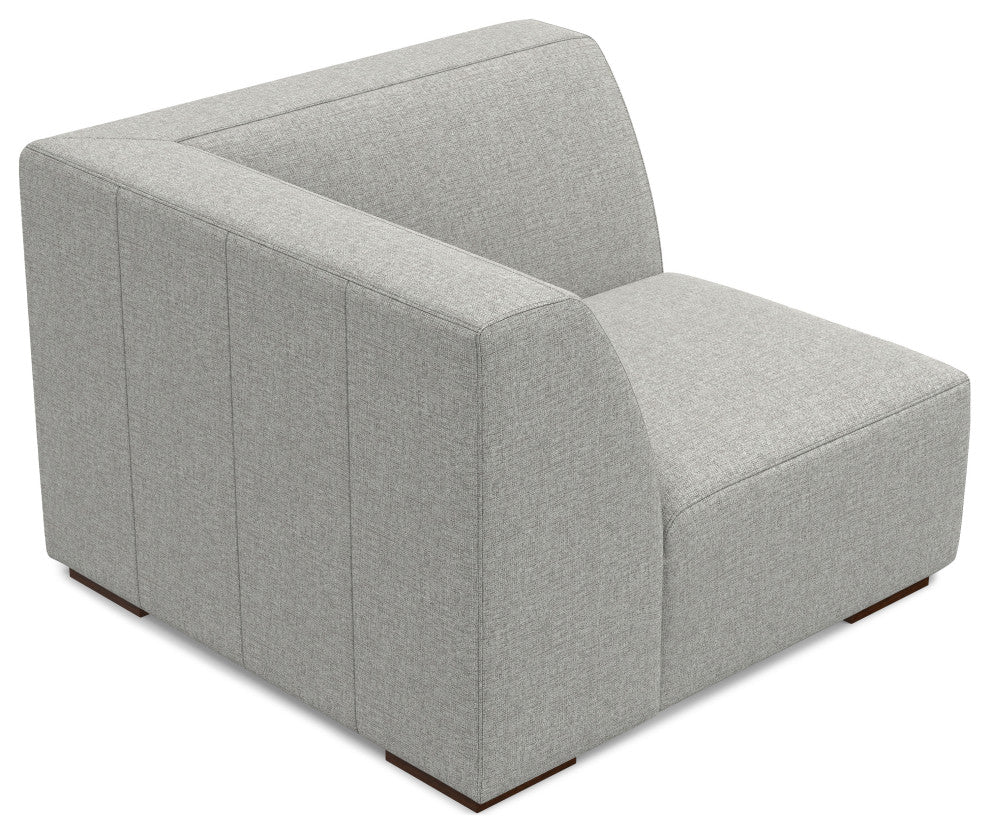 Rex Corner Sofa Module in Tightly Woven Performance Fabric