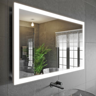 Gabriella Modern LED Bathroom Vanity Mirror, 30"x48"
