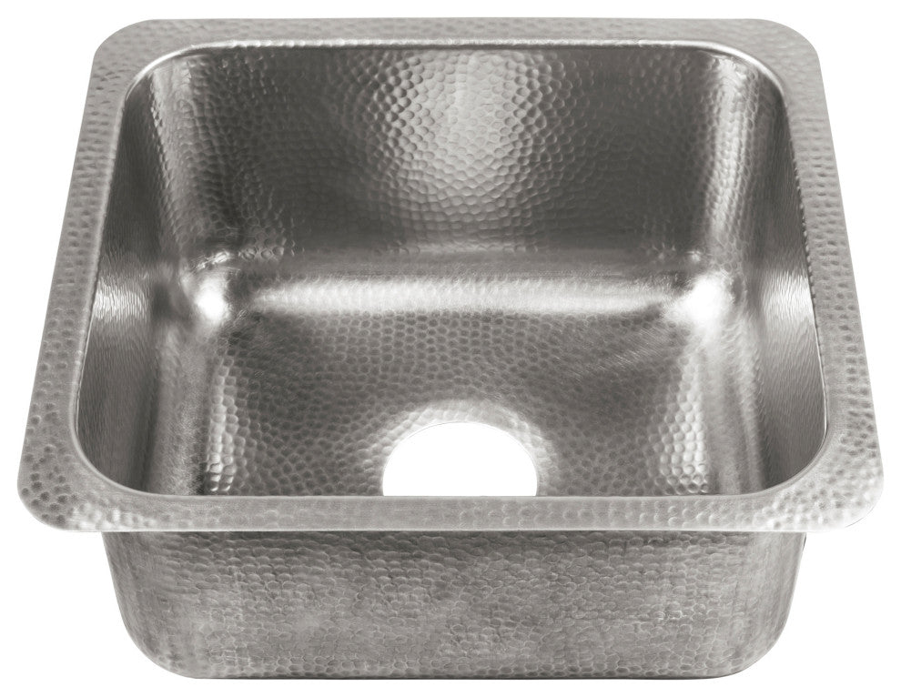 Orwell Stainless Steel 17" Single Bowl Undermount Kitchen Sink, Brushed Stainless Steel