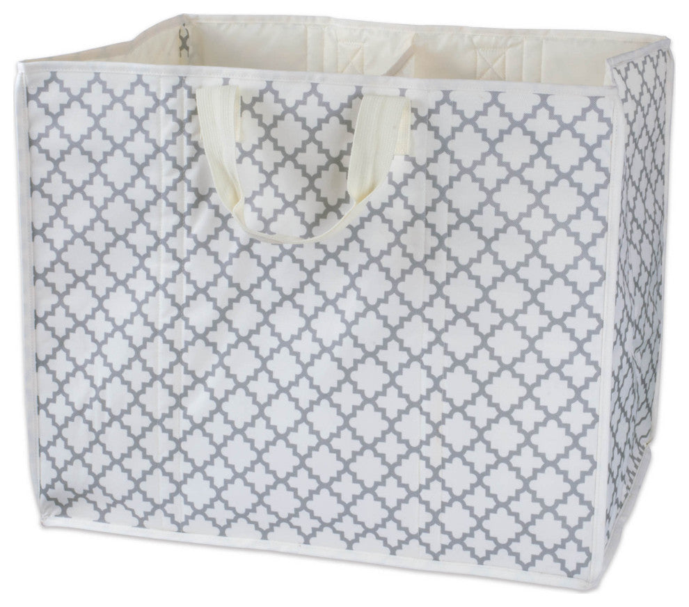 Polyester Storage Lattice Gray Rectangle All Purpose 21x13".7x17"