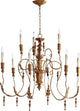 Salento 32" 9-Light Chandelier, French Umber