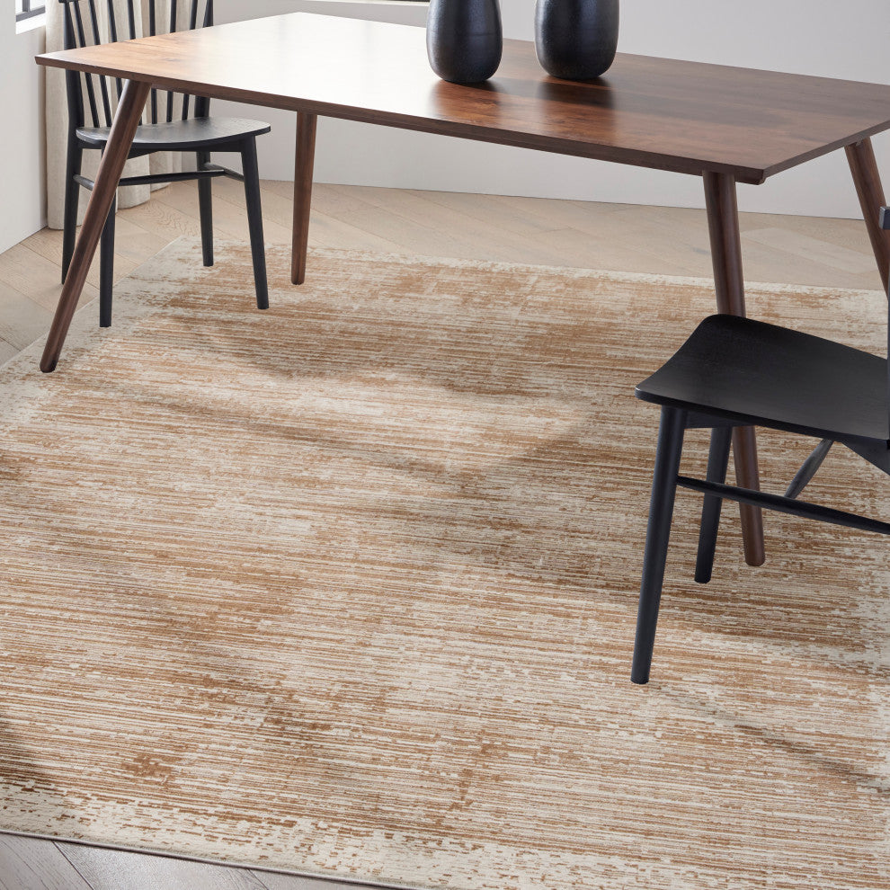 Calvin Klein CK024 Irradiant 9' x 12' Rose Gold Modern Indoor Area Rug