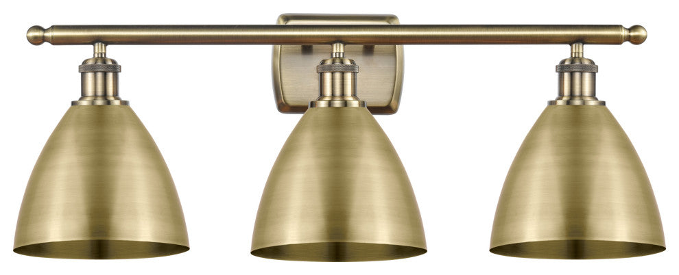 Ballston Dome Bath Vanity Light, Antique Brass, Antique Brass