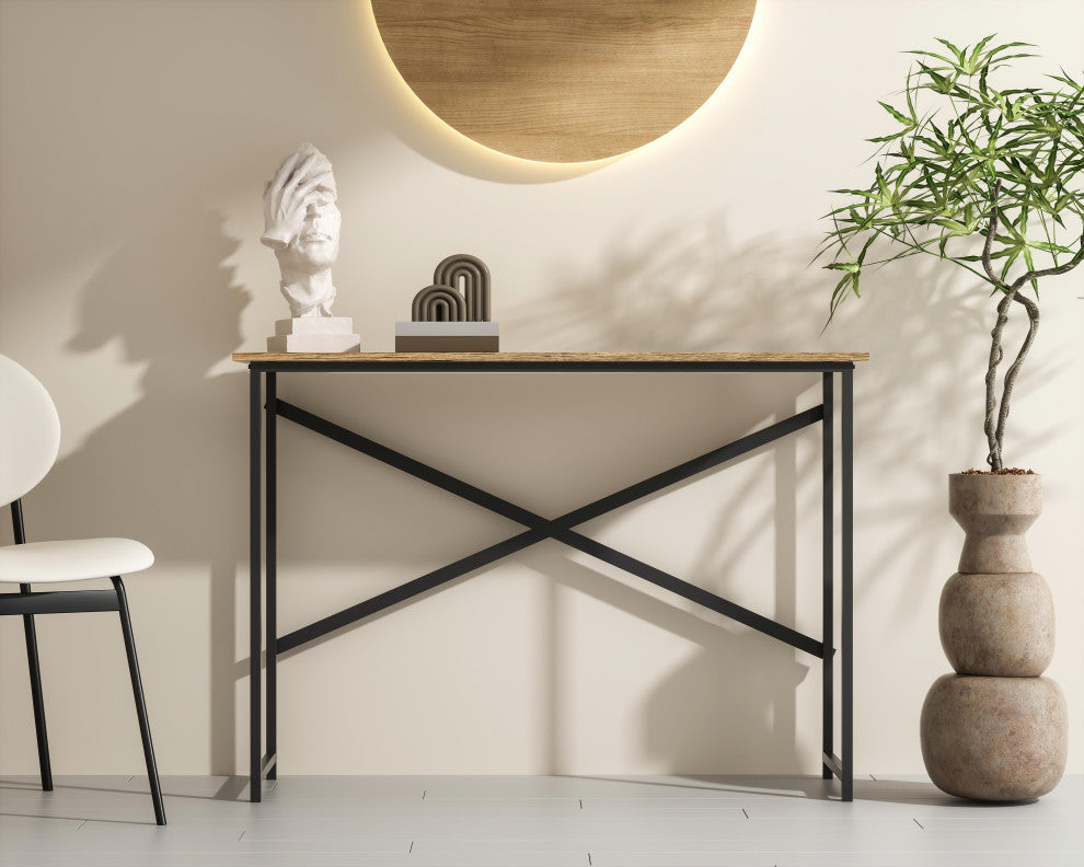 Home Living 43" Console Table, Natural Driftwood