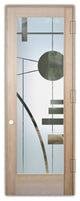 Interior Prehung Door or Interior Slab Door - Interval - Douglas Fir (stain...