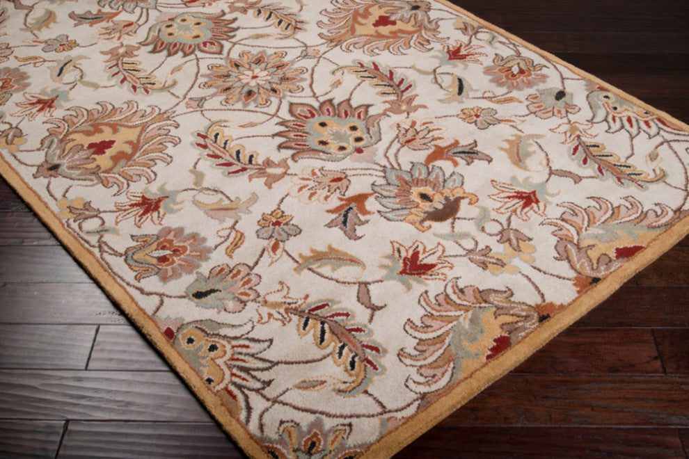Surya Caesar CAE-1029 Traditional Area Rug, Blush, 8' x 10' Oval