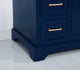 Amber Single Bathroom Vanity, Blue, Blue, 42"