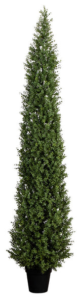 8ft. UV Resistant Artificial Boxwood Topiary Tree, Indoor/Outdoor