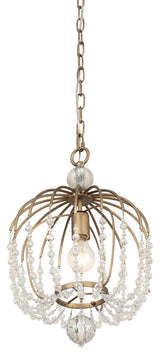 Voliere One Light Pendant, Havana Gold