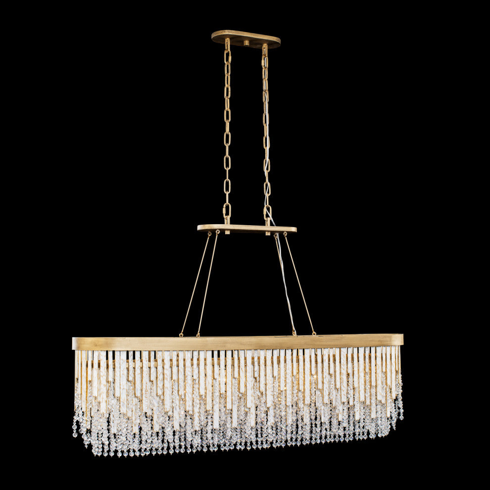 Lafayette 6-Lt Linear Pendant - Havana Gold
