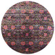 Ahgly Company Indoor Round Mid-Century Modern Area Rugs, 6' Round
