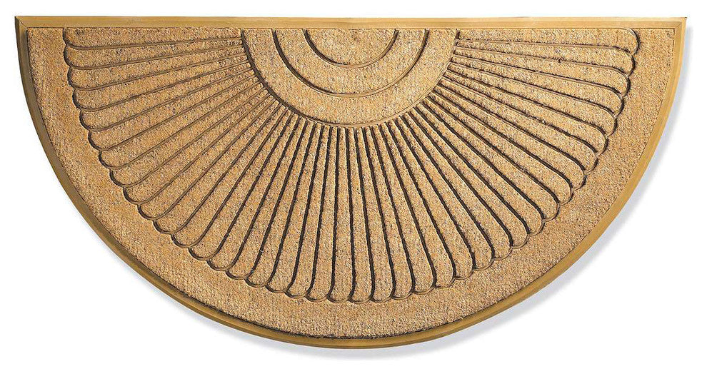 Sunburst Coir Doormat, Beige