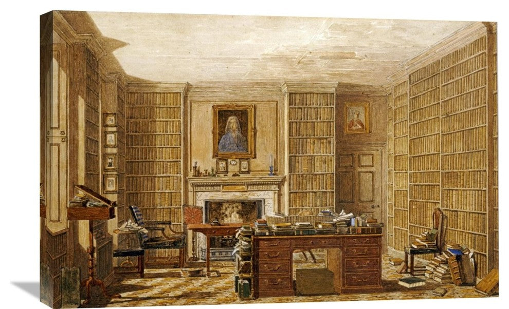 "Study of a Lawyer" Stretched Canvas Giclee by George Pyne, 30"x20"