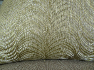 Plutus Delicate Waves Handmade Throw Pillow, Double Sided 26"x26"
