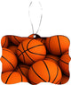 BasketBalls Design Rectangle Christmas Tree Ornament