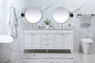 Home Living 21" Transitional White-Light Bathroom Vanity