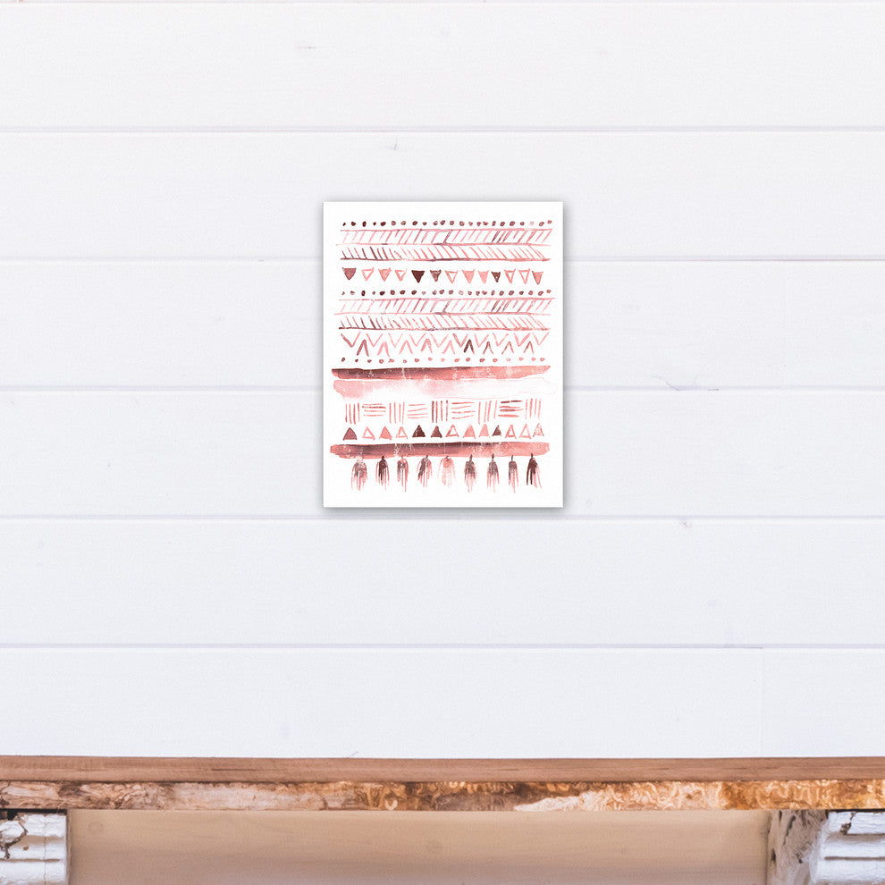 Blush Watercolor Print on Canvas