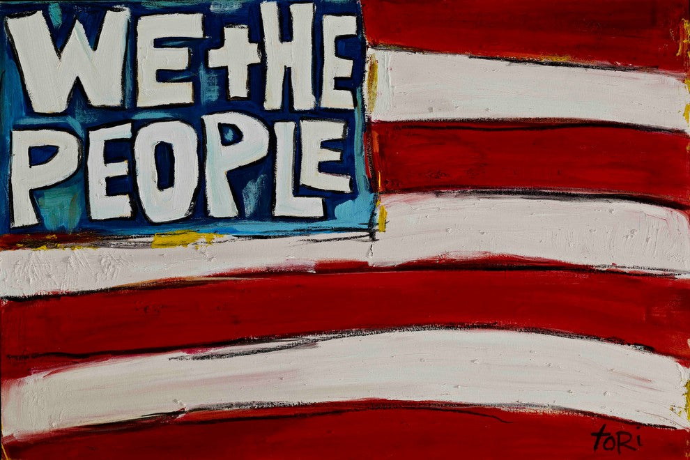 "Tori Summer" Painting Print on Canvas by Tori Campisi