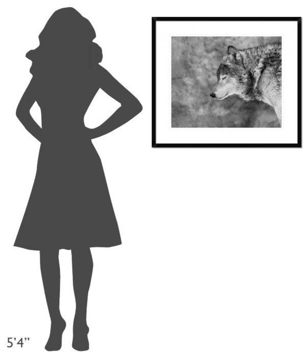 "Let It Snow" Framed Digital Print by Victoria Ivanova, 30x26"